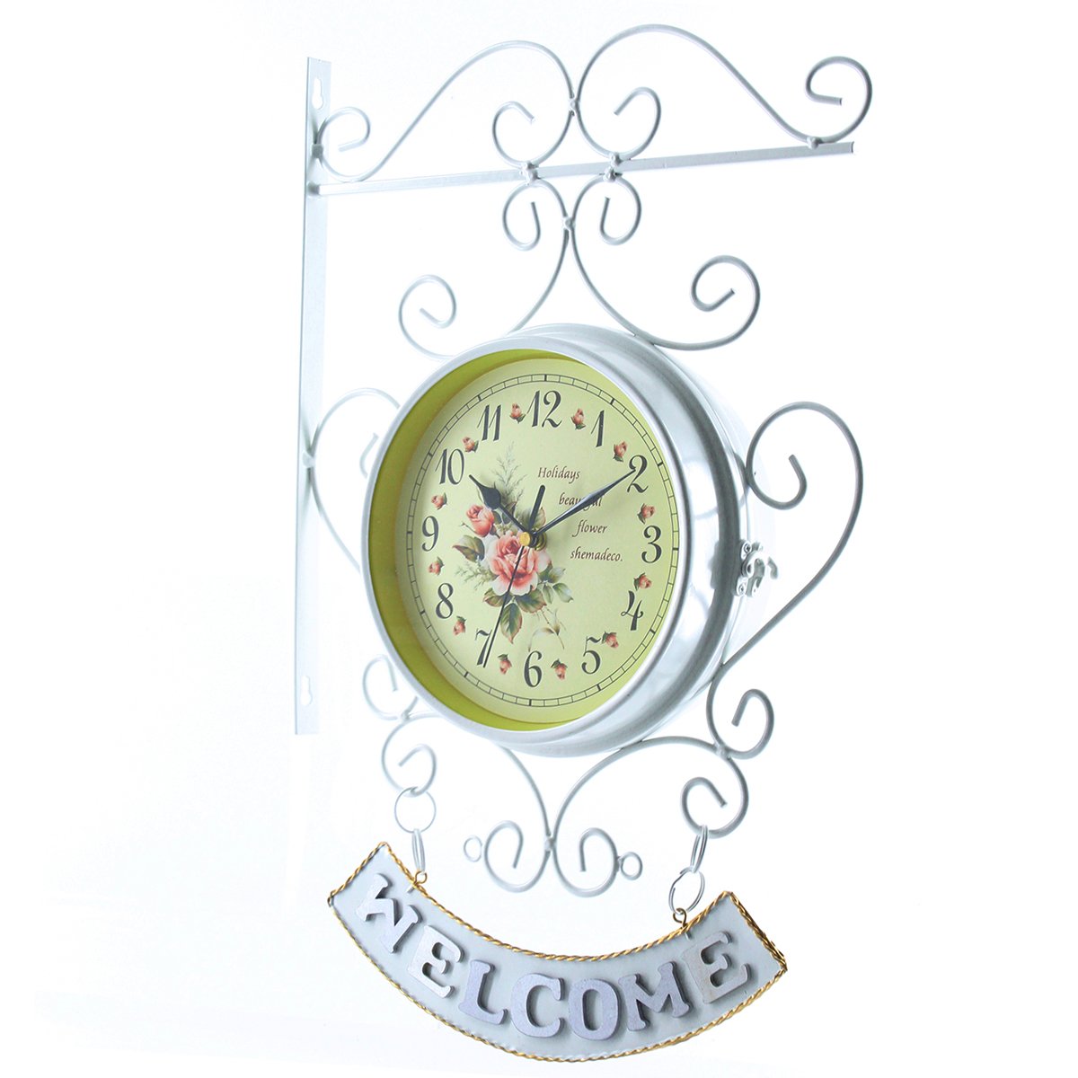 5314 relogio de parede dupla