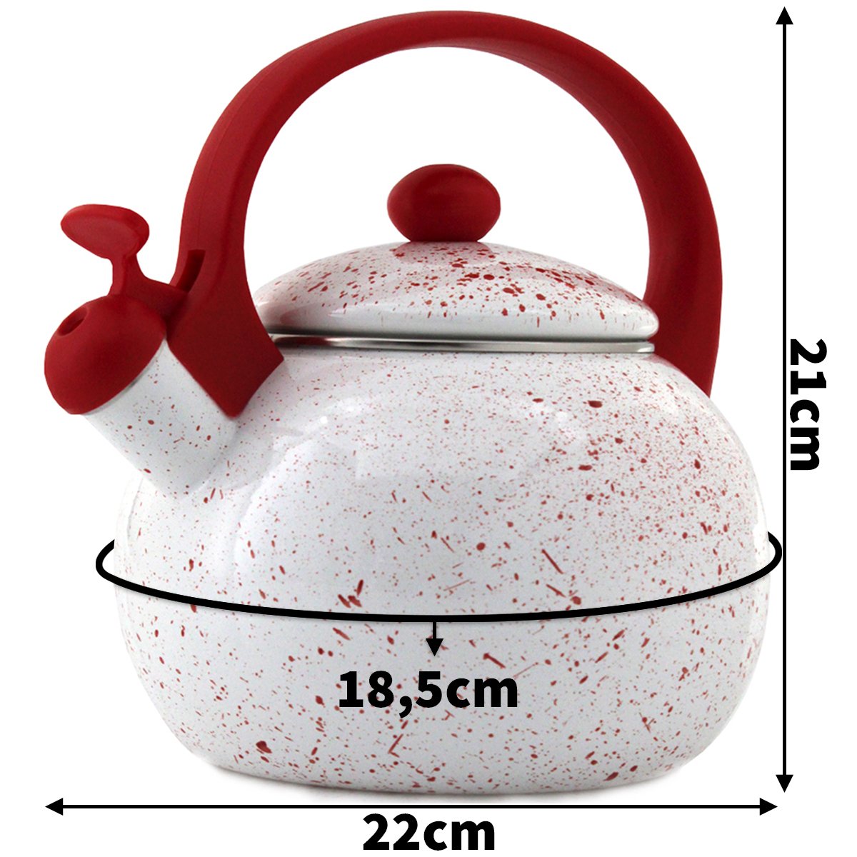 chaleira a5 vermelho peguimentado 5