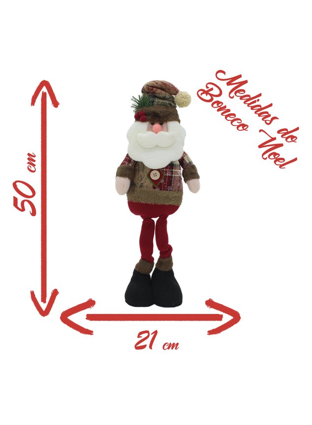 papai noel trio aliexpress medidas