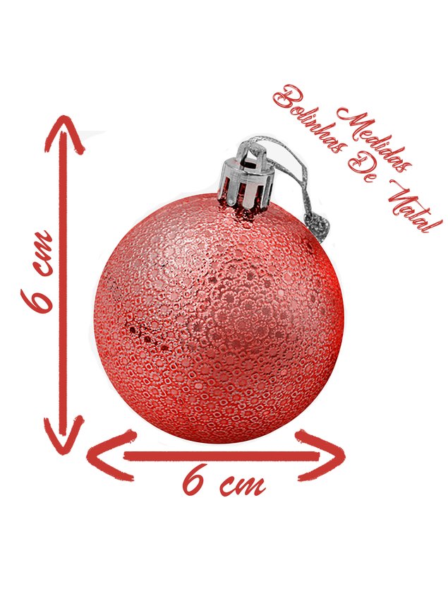 bola h16007 vermelha medidas