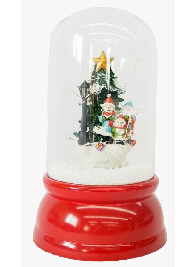 Decoração Enfeite Natal Cúpula Natalina Árvore de Natal 29,5cm xts7094 2