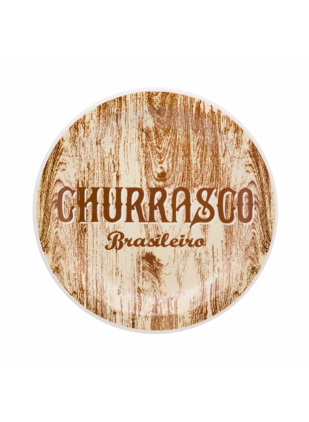 Prato Raso Churrasco Amarelo Yellow Oxford