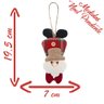 Enfeite Árvore Natal Pendente Papai Noel 1 Peça 19,5cm 22165 medidas