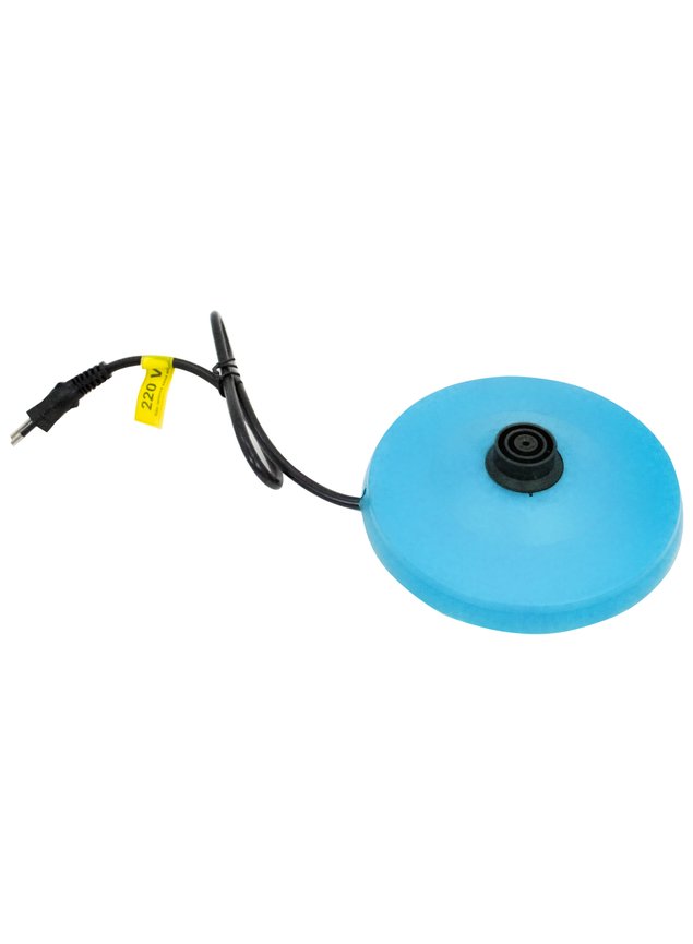 chaleira colors azul aco inoxidavel eletrica 1 8 litros 220v md202002 azul cabo