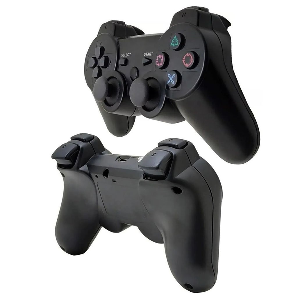 送料無料 いくらから 2 Kit Controle Dual Preto/Branco Fio Sem Ps3 3 Playstation その他