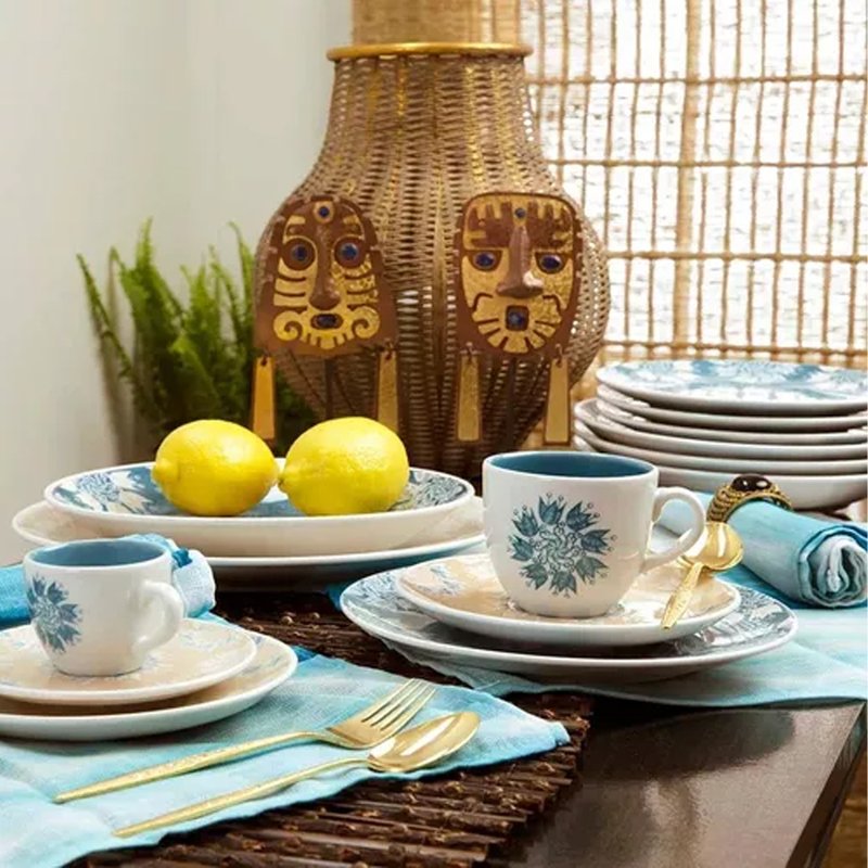 Jogo De Jantar 20 Peças Coup Etnia Oxford® Porcelana