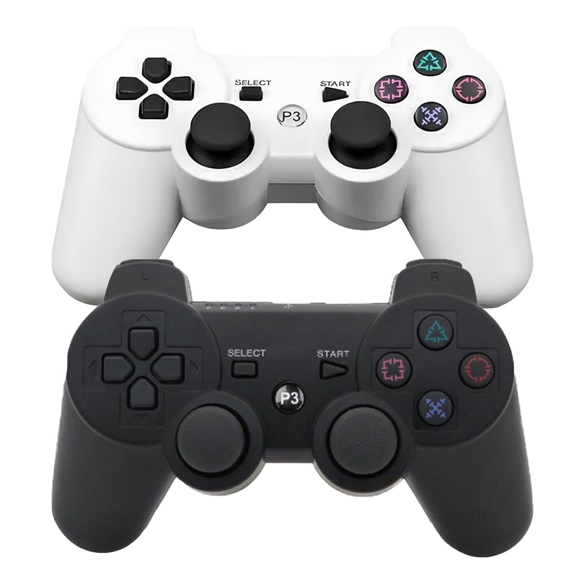 人気ブランドの Playstation Controle 2 Kit 3 Dual Preto/Branco Fio Sem Ps3 その他