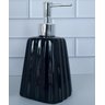 03 saboneteira liquida modelagem de ceramica lavabo preto luxo