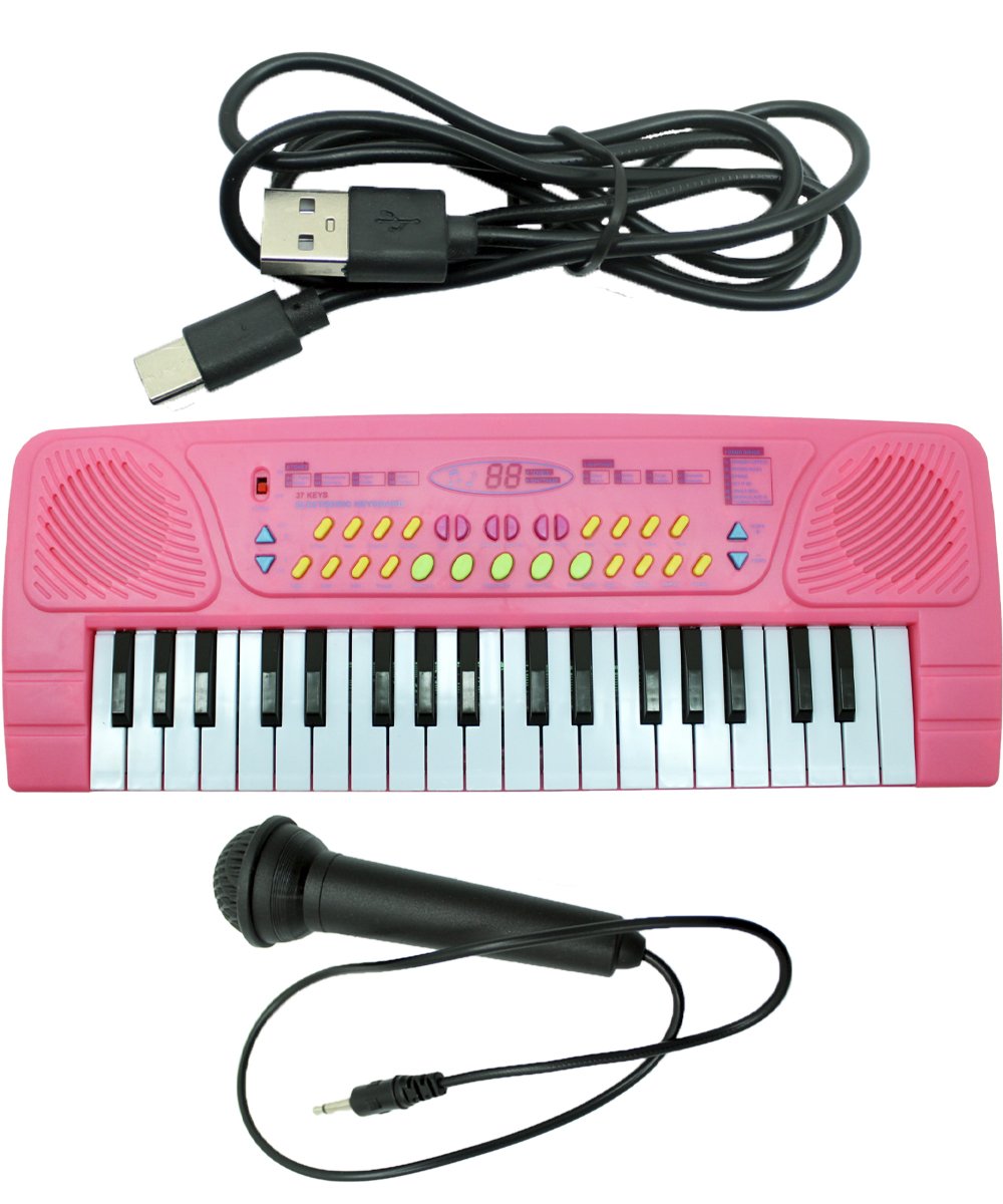 Teclado Eletrônico 61 Teclas Com Microfone Bigfun BF-6138