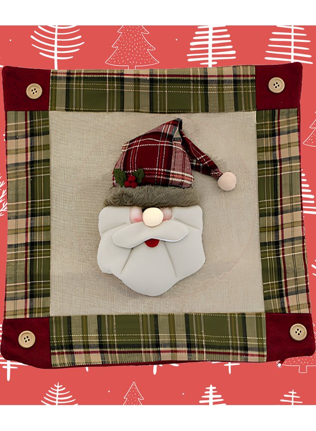 capa almofada decoracao natal papai noel 45cm2