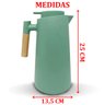 garrafa termica de mesa nordica verde cafe cha chimarrao 1l2