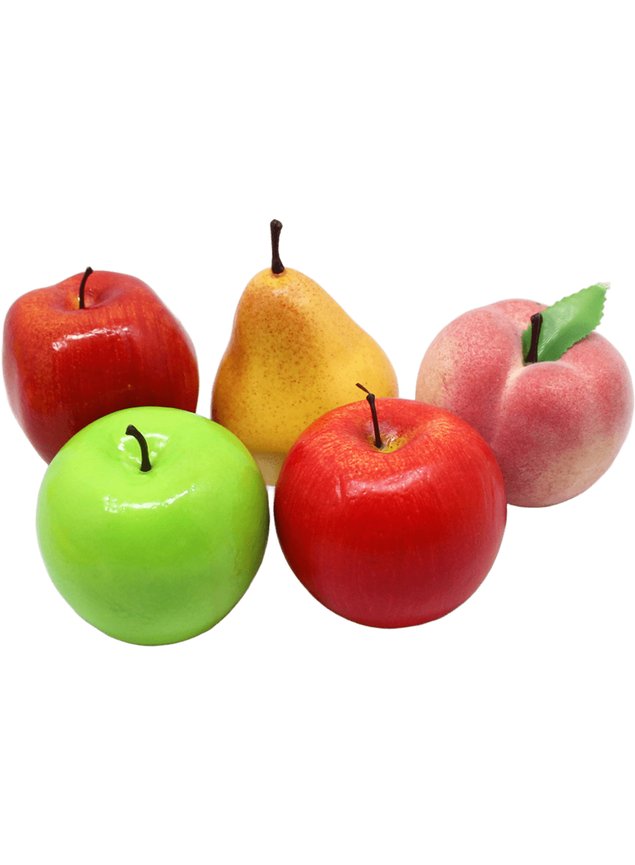 kit decoracao frutas artificial tamanho real em isopor 11pcs3