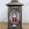 luminaria lamparina papai noel natalino leds musical de 30cm2