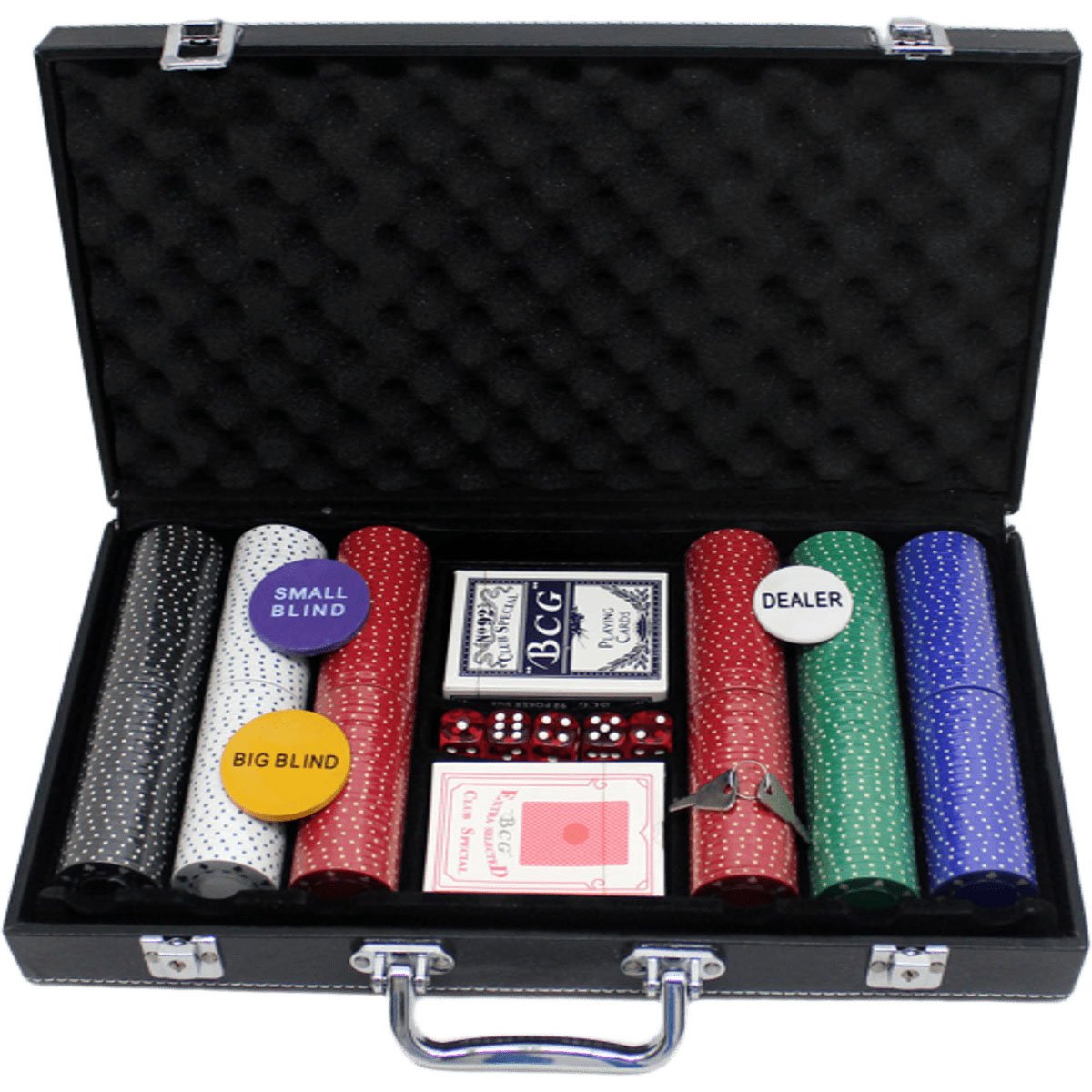 maleta de poker preto com 300 fichas numeradas carta baralho
