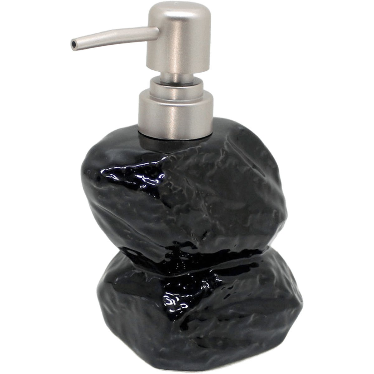 saboneteira liquida decoracao preto banheiro ceramica 350ml1