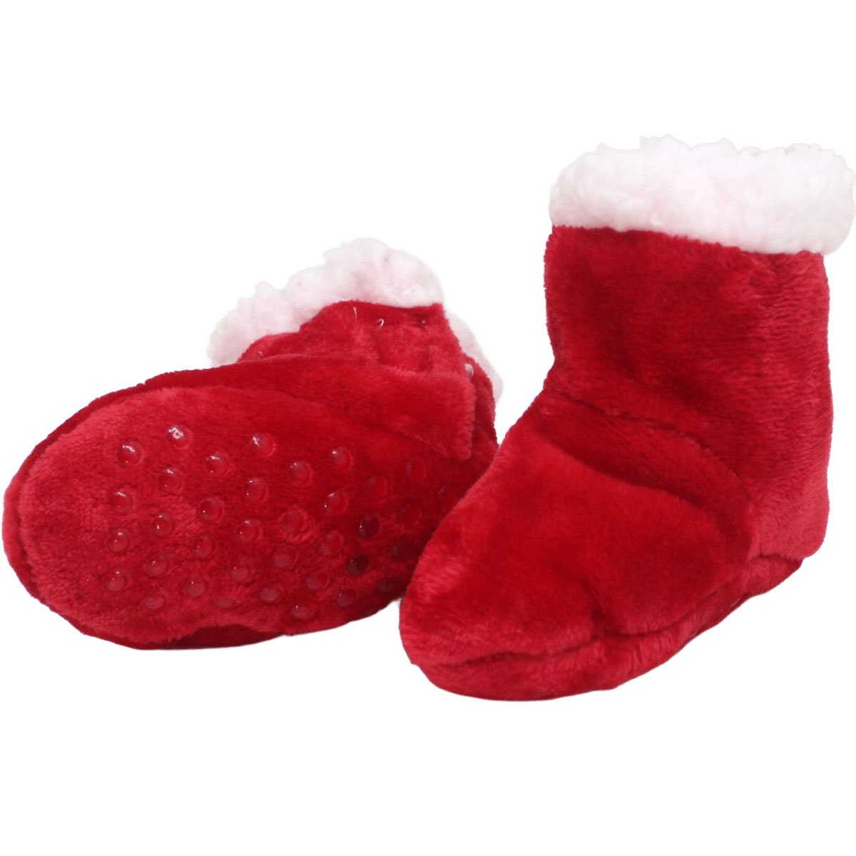 pantufas sapatinho vermelho inverno para bebes 0 a 12 meses1