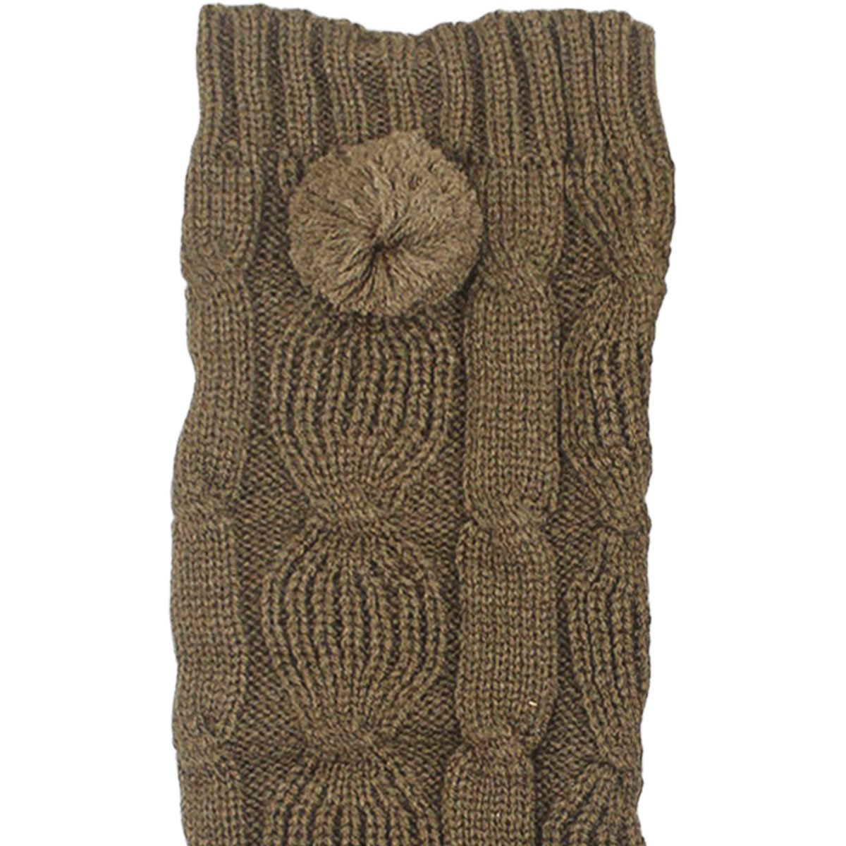 par polainas adulta feminina malha trico em la marrom claro3