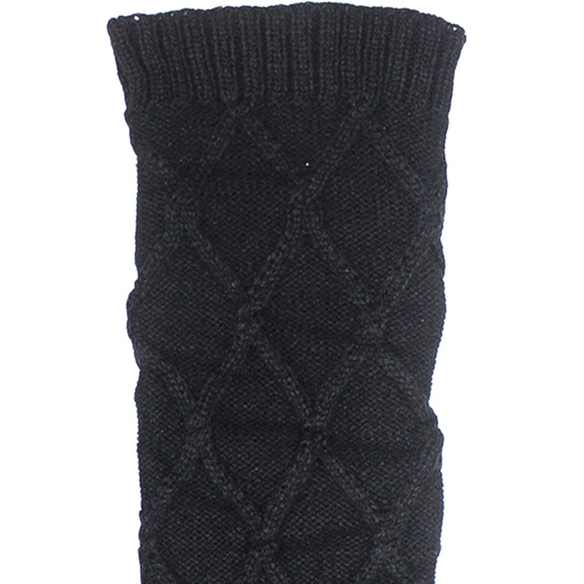par polainas adulta feminina meia longa malha trico la preto3