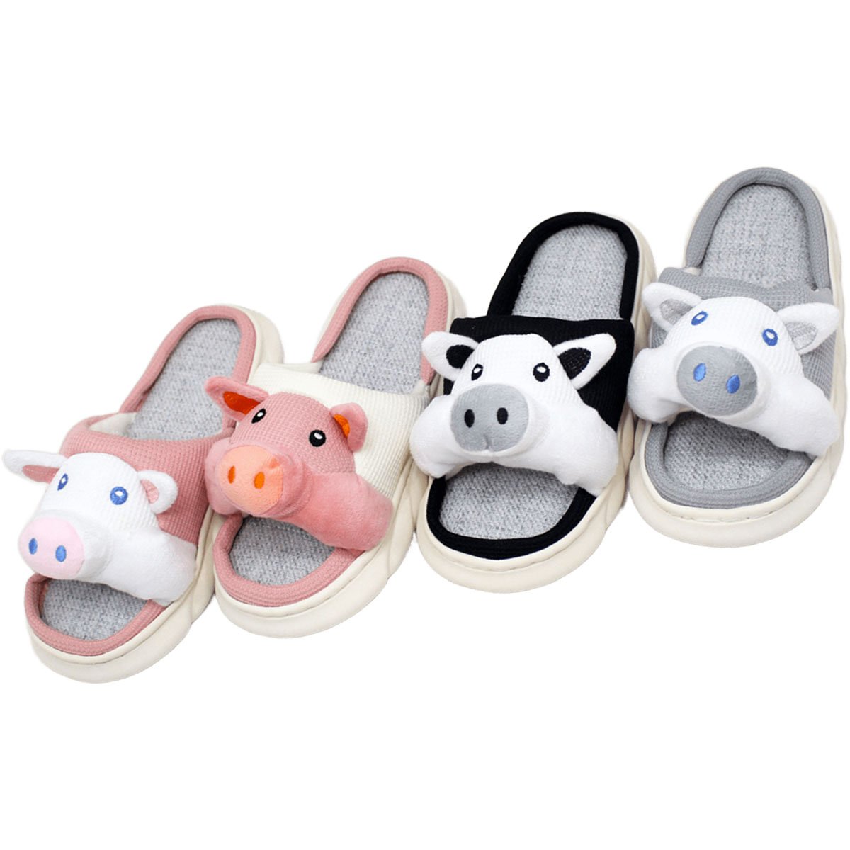 pantufa chinelo sapato porquinho de inverno antiderrapante