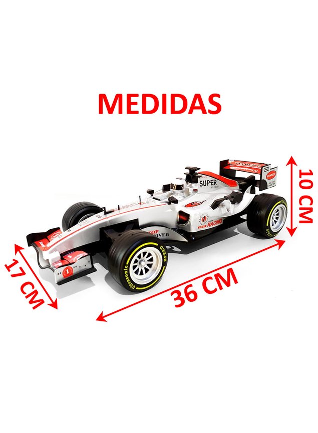 brinquedo carro f1 controle remoto som e luz ferrari mclaren branco4