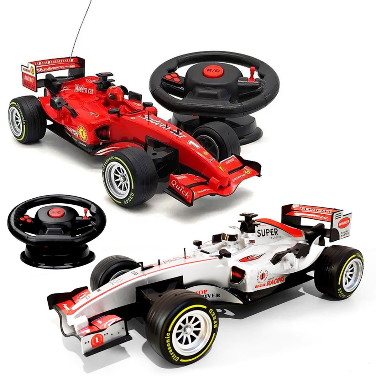 brinquedo carro f1 controle remoto som e luz ferrari mclaren