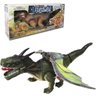 brinquedo dragao mistico eletrico com movimentos luzes e som verde