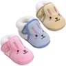 pantufas sapatinho para bebes coelhinho forrada com velcro1