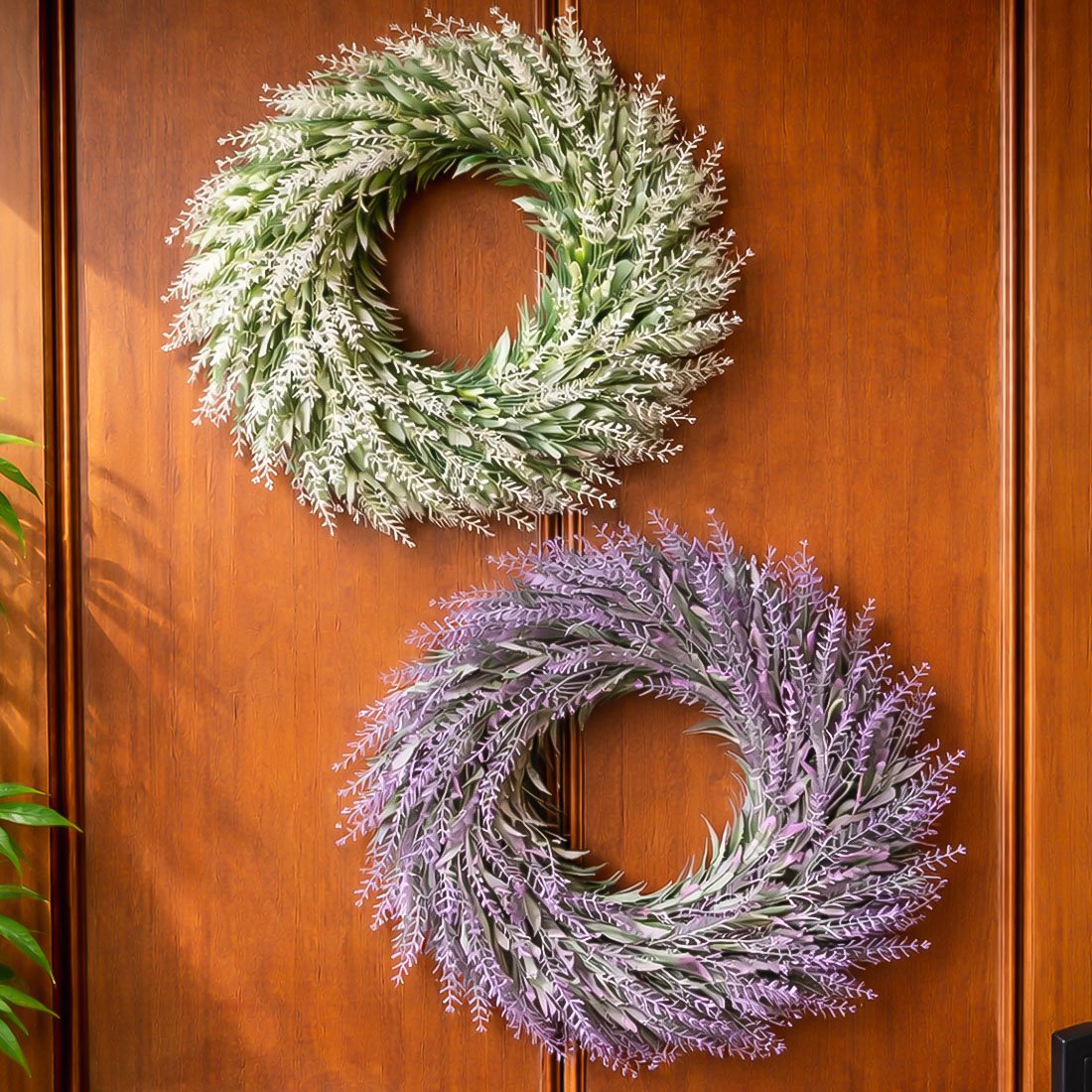 guirlanda enfeite decoracao lavanda alfazema artificial 30cm