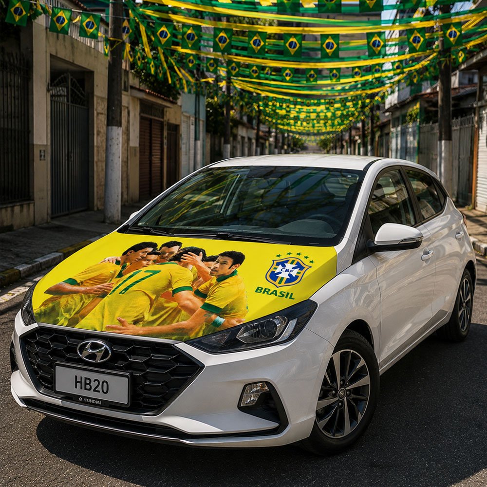 capa capo brasil torcedor carro universal selecao copa mundo1