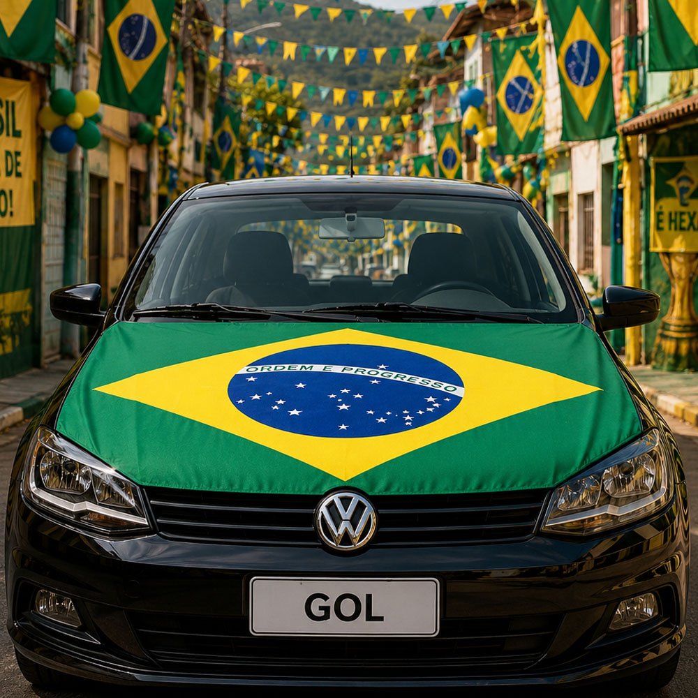 capa para capo torcedor carro universal bandeira brasil copa1